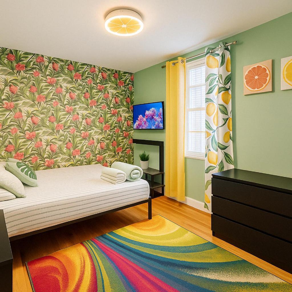 ניו יורק Tropical Comfort Room In Harlem Cozy Stay With Snacks & Style מראה חיצוני תמונה