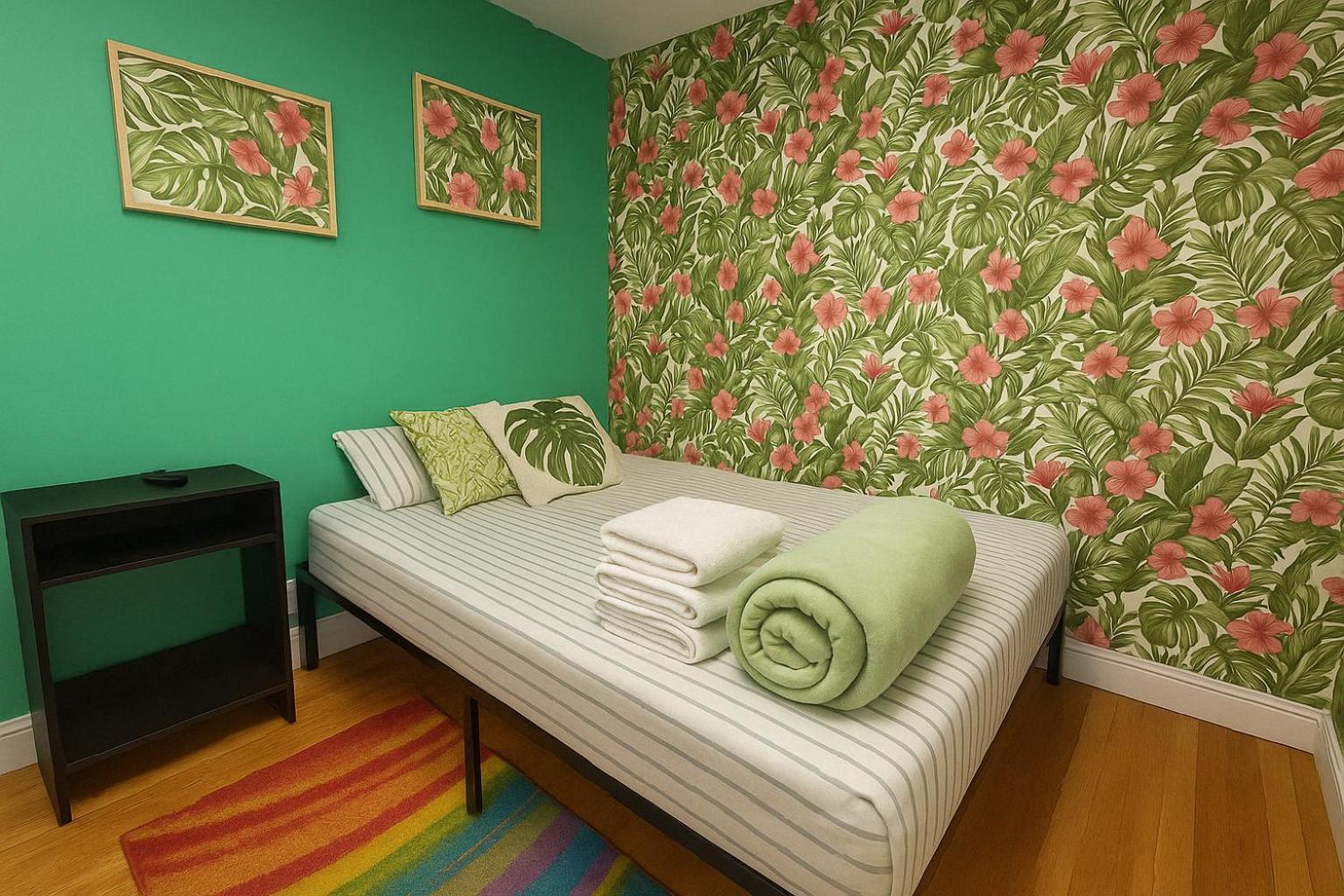 ניו יורק Tropical Comfort Room In Harlem Cozy Stay With Snacks & Style מראה חיצוני תמונה