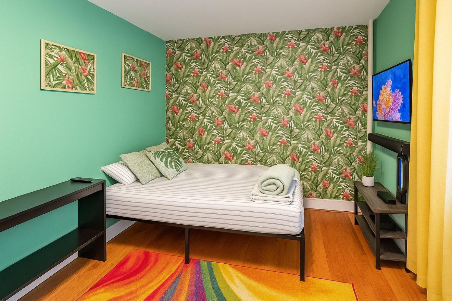 ניו יורק Tropical Comfort Room In Harlem Cozy Stay With Snacks & Style מראה חיצוני תמונה